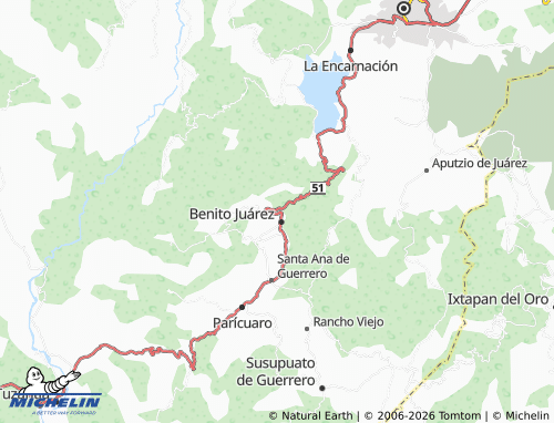 Mapa MICHELIN Lázaro Cárdenas - ViaMichelin