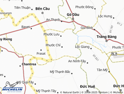 MICHELIN Phước Chỉ map - ViaMichelin