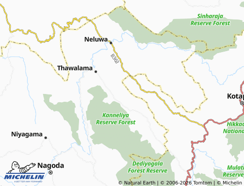 Mapa MICHELIN Halvitigala Colony 2 - ViaMichelin
