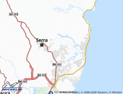 Mapa MICHELIN Serra Dourada III - ViaMichelin