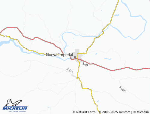 MICHELIN Nueva Imperial map - ViaMichelin