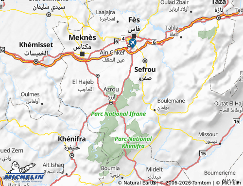 MICHELIN Ifran map - ViaMichelin