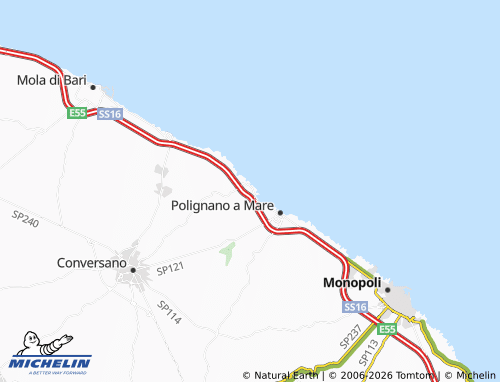 MICHELIN San Vito map - ViaMichelin