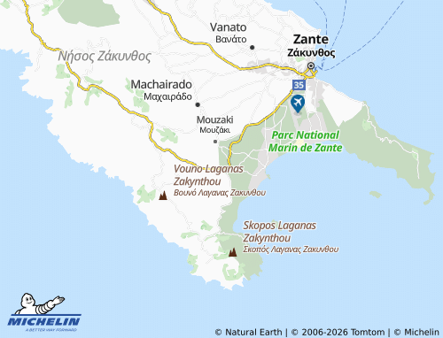Mapa MICHELIN Lithakia - ViaMichelin