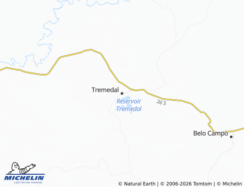 MICHELIN Tremedal map - ViaMichelin