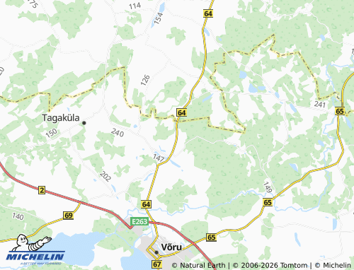 MICHELIN-Landkarte Kärnamäe - ViaMichelin