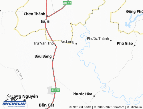 Mappa MICHELIN Tân Long - ViaMichelin