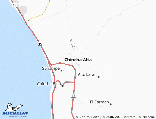Mappa MICHELIN Pueblo Nuevo - ViaMichelin