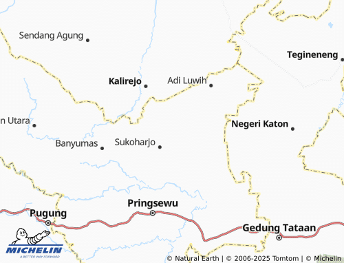 MICHELIN Waringinsari Barat map - ViaMichelin