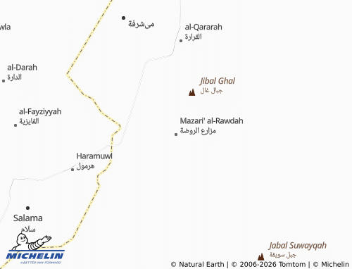 MICHELIN-Landkarte Mazari' al-Rawdah - ViaMichelin