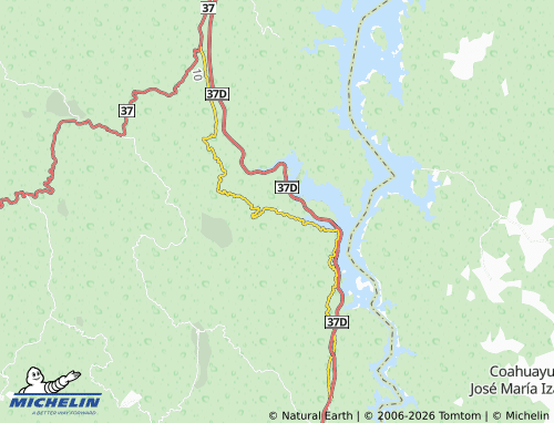Mapa MICHELIN El Huindure - ViaMichelin