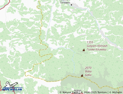 MICHELIN Divchovoto map - ViaMichelin