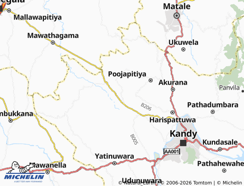 Mappa MICHELIN Kumburegama - ViaMichelin