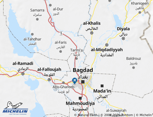 Mapa MICHELIN Tarmi'a - ViaMichelin