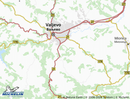 Mapa MICHELIN Bujačić - ViaMichelin