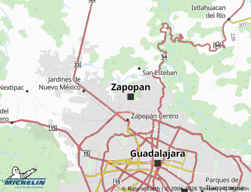Mappa MICHELIN Villas Mirador - ViaMichelin