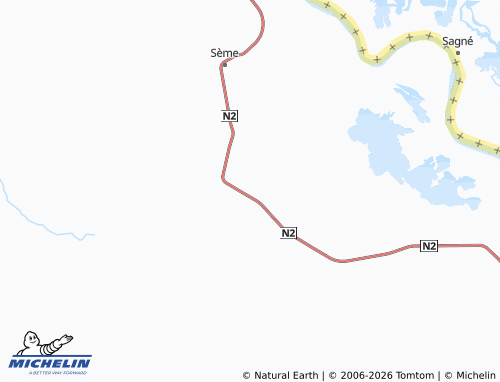 Mapa MICHELIN Diamounguel - ViaMichelin