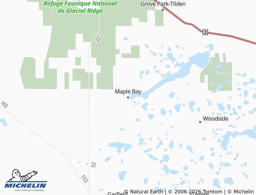 Kaart MICHELIN Maple Bay - ViaMichelin