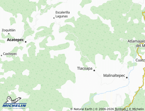 MICHELIN La Compuertas map - ViaMichelin