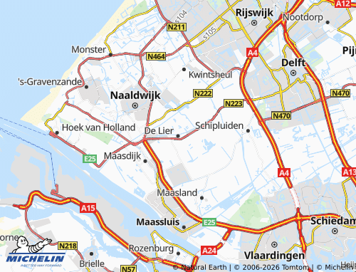 Mapa MICHELIN De Lier - ViaMichelin