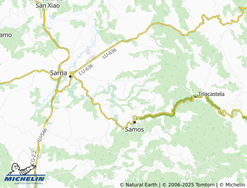 MICHELIN Estraxiz (Santiago) map - ViaMichelin