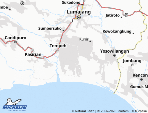 MICHELIN-Landkarte Kunir Kidul - ViaMichelin