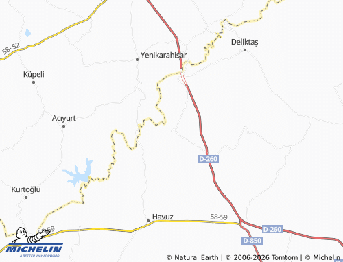 MICHELIN Hüyüklüyurt map - ViaMichelin