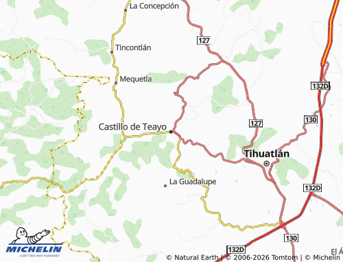 Mapa MICHELIN Centro - ViaMichelin