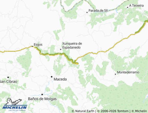 MICHELIN-Landkarte Rodicio - ViaMichelin