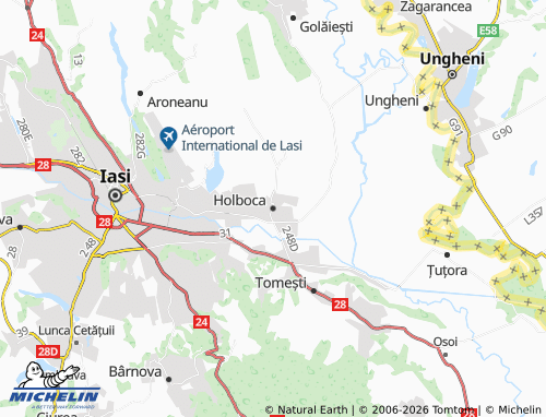 MICHELIN Holboca map - ViaMichelin