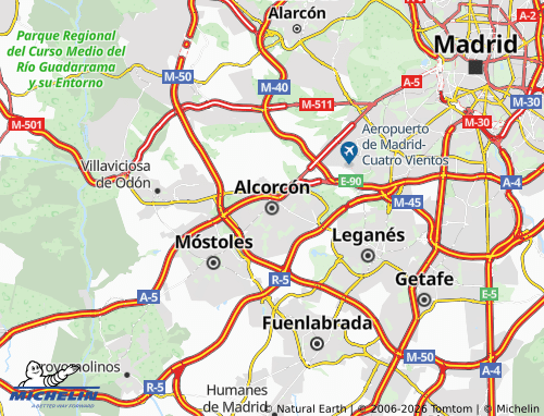 Mappa MICHELIN Alcorcón - ViaMichelin