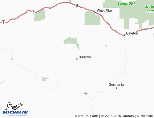 Mapa MICHELIN Burrows - ViaMichelin