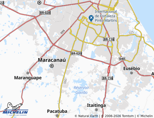 MICHELIN Jardim Paraíso map - ViaMichelin