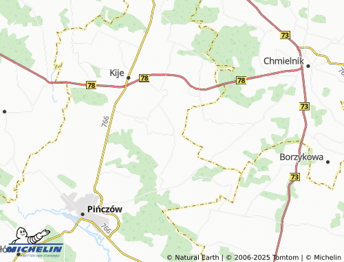 MICHELIN Gartatowice map - ViaMichelin