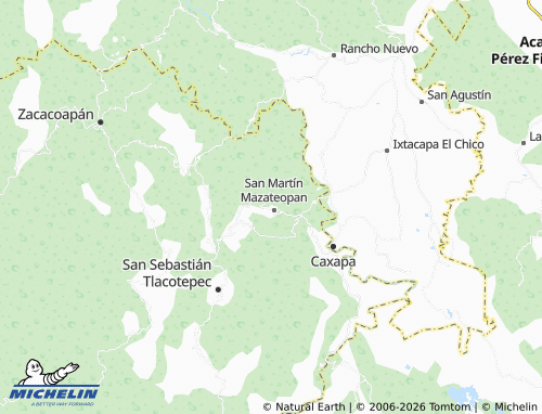 MICHELIN Mazateopan map - ViaMichelin