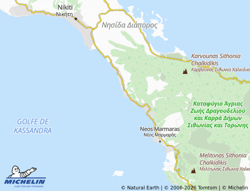 MICHELIN Elia map - ViaMichelin