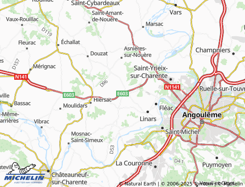 Carte MICHELIN La Vigerie - ViaMichelin