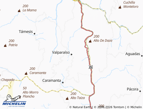 Carte MICHELIN Valparaíso - ViaMichelin