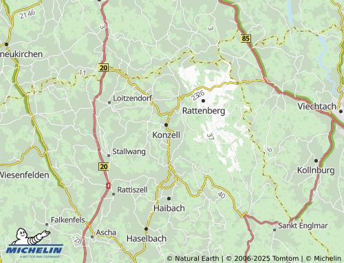 MICHELIN-Landkarte Punzendorf - ViaMichelin