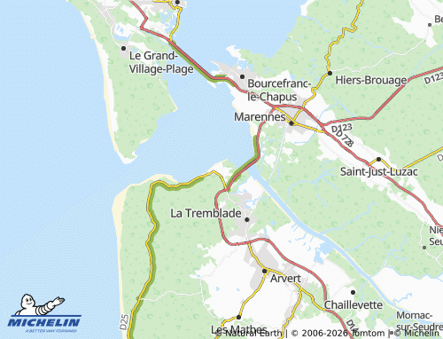 Mapa MICHELIN Ronce-les-Bains - ViaMichelin