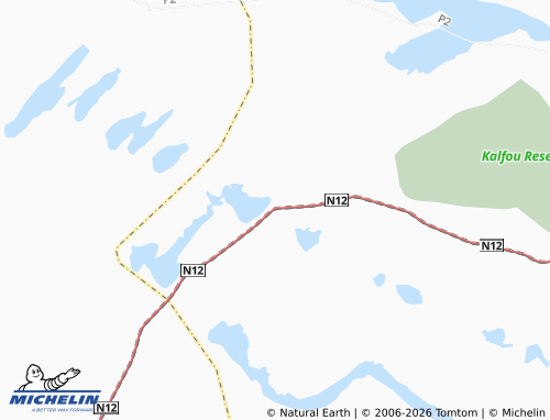 MICHELIN Kalfou map - ViaMichelin