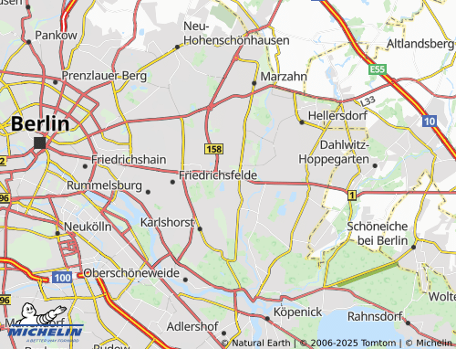 MICHELIN-Landkarte Biesdorf - ViaMichelin
