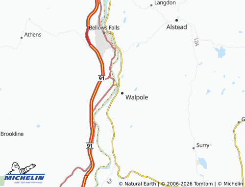 Mappa MICHELIN Walpole - ViaMichelin