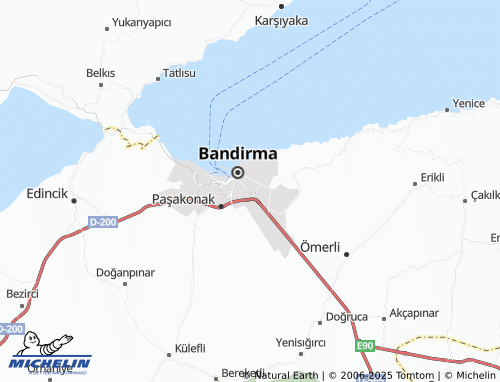 MICHELIN 17 Eylül map - ViaMichelin