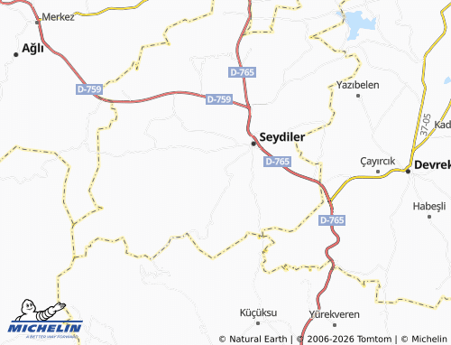 Mappa MICHELIN Emreler - ViaMichelin