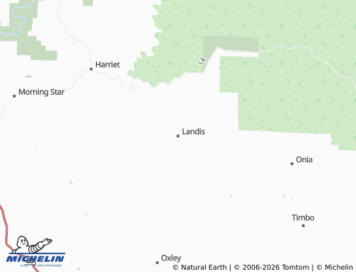 Mappa MICHELIN Landis - ViaMichelin