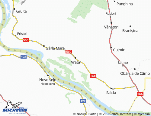 Mappa MICHELIN Vrata - ViaMichelin