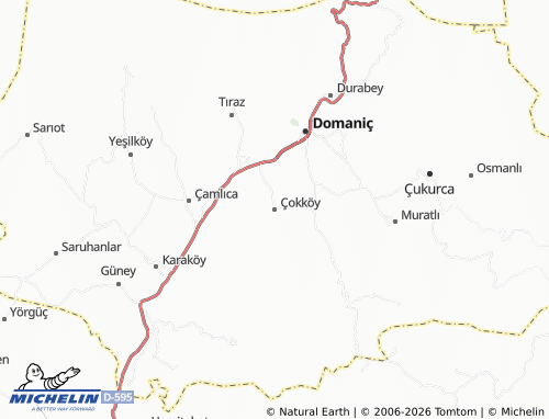 MICHELIN Çokköy map - ViaMichelin