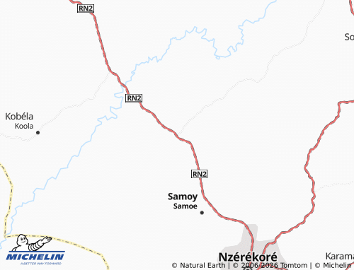 Kaart MICHELIN Niambala - ViaMichelin