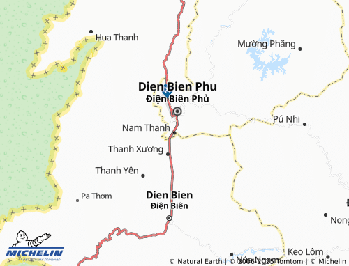 MICHELIN Nam Thanh map - ViaMichelin